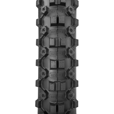 216MX Tire tread pattern closeup front view