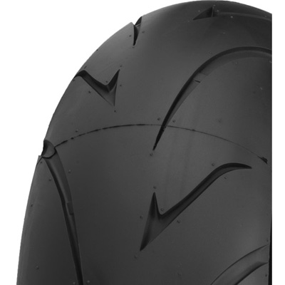 011 Verge Sport Touring Rear Tire closeup showing tread pattern