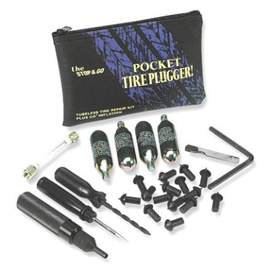 Stop & Go Pocket Tire Pluggers for Tubeless Tires w/ Co2