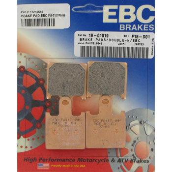 EBC FA417/4HH Double-H Sintered Metal Front Brake Pads / Shoes