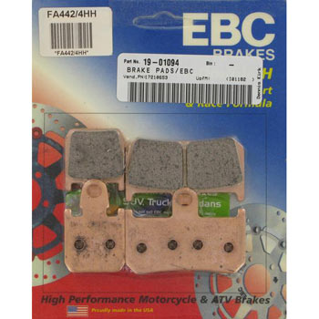 EBC FA442/4HH Double-H Sintered Metal Front Brake Pads / Shoes