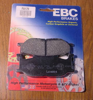 EBC FA179 Kevlar Organic Front Brake Pads / Shoes