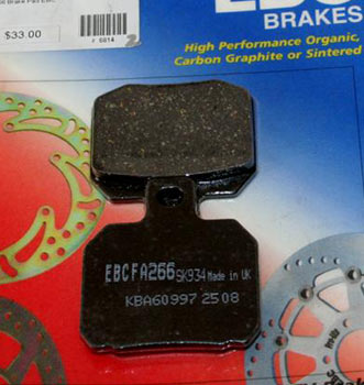 EBC FA266 Kevlar Organic Brake Pads / Shoes