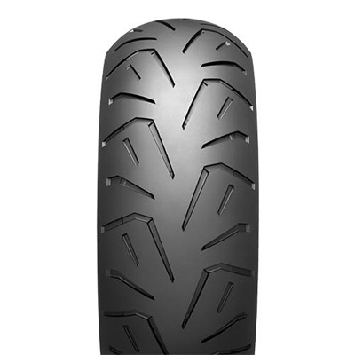 Exedra G853 Radial Rear Tire closeup, showing tread pattern