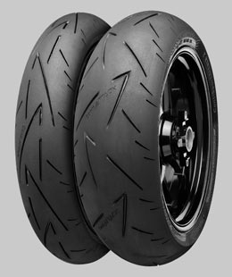 Continental Conti Sport Attack 2 Street Tires 120/70ZR-17 Front
