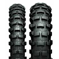 iX-Kids Mini Motocross Intermediate Terrain Offroad Front & Rear Tires front view, showing tread pattern