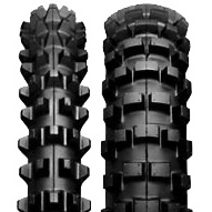 M1A Motocross Soft Terrain Tires closeup, showing tread pattern