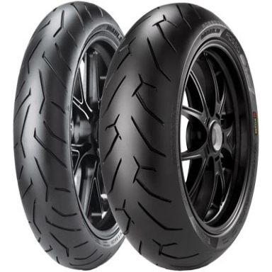 Pirelli Diablo Rosso II Street Tires 120/70ZR-17 Front