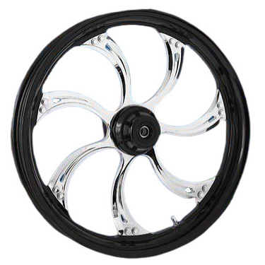 RC Components Zenith Twilight Forged Aluminum Wheels, Black/Chrome/Black