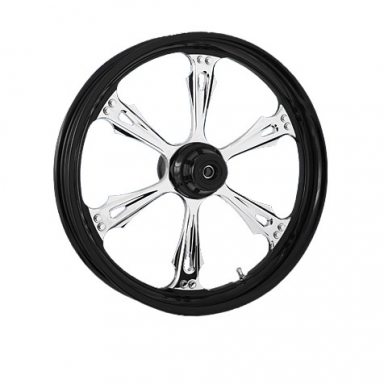 RC Components Striker Twilight Forged Aluminum Wheels, Black/Chrome/Black