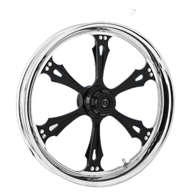 RC Components Striker Twilight Forged Aluminum Wheels, Chrome/Black/Black