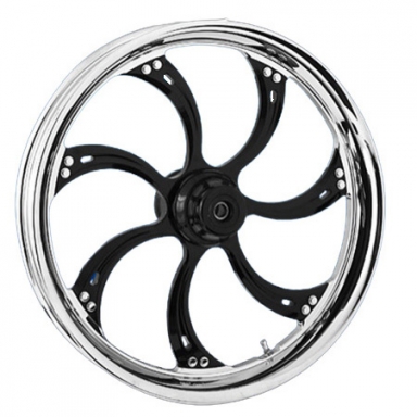 RC Components Zenith Twilight Forged Aluminum Wheels, Chrome/Black/Black