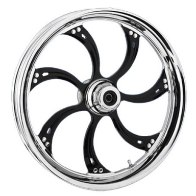 RC Components Zenith Twilight Forged Aluminum Wheels, Chrome/Black/Chrome