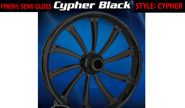 Cypher Black wheel is shown